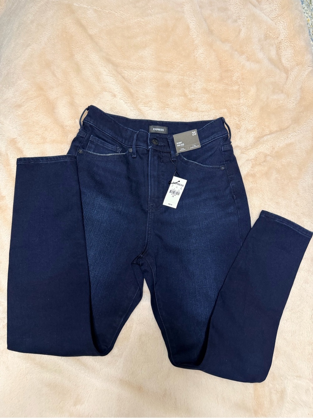 Express Women’s Dark Blue Skinny Jeans